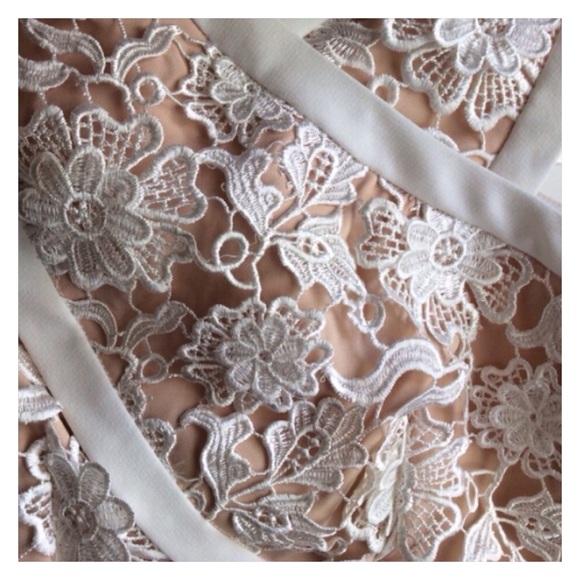 Lace Cross-Over Crop Top NWT - Picture 3 of 5